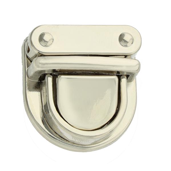 Fermoir tourniquet ovale – Nickelé