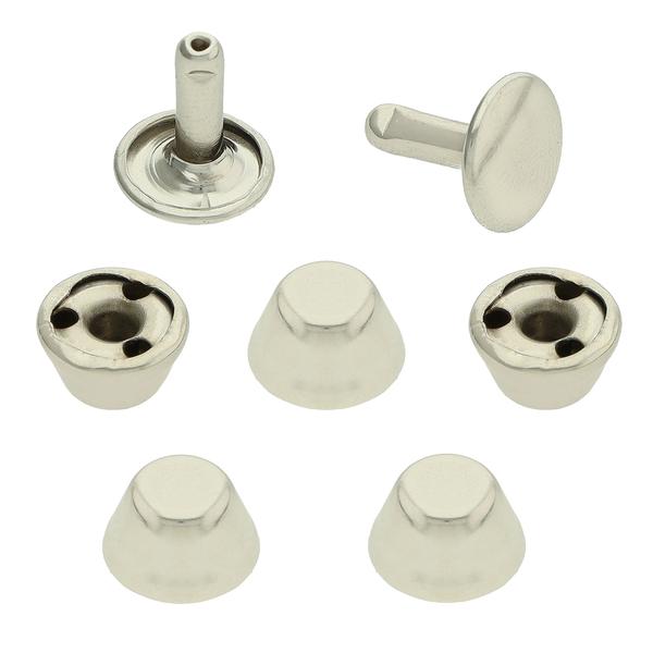 Cone rivet ø 10 mm – nickel plated (100 pcs) | Pet Hardware® | Pet ...