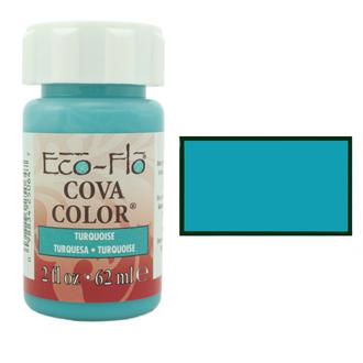 Pinturas acrílicas para cuero Eco-Flo 62 ml: Turquesa