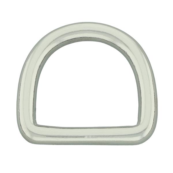 Anneau demi-rond – Laiton Chromé