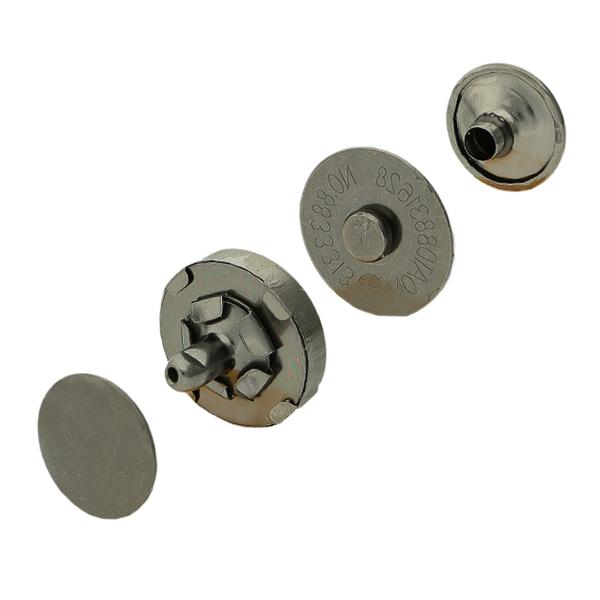 Metall Magnet-Knopf – Schwarzes Nickel