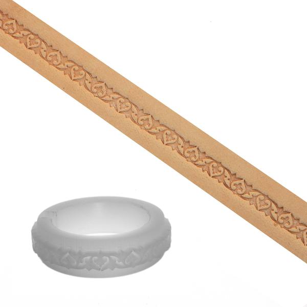 Prägewalze 5 mm (Delrin) – Blumenmotiv