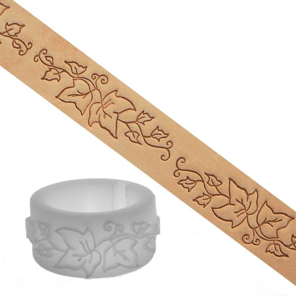 Prägewalze 15 mm (Delrin) – Blumenmotiv