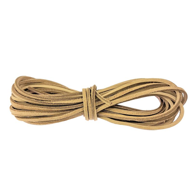 Cordon En Cuir De Chevreau Avec Fermoir Baïonnette - Longueur 38 Cm - Vert Clair - Marque Naturosphère - Neuf Avec étiquettes