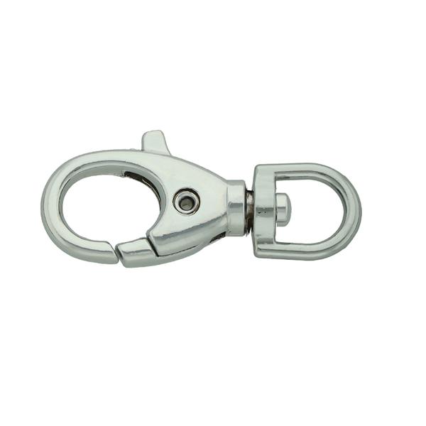 Mosquetón de mercería 39 mm/6 – Cromo Plateado