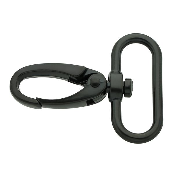 Mosquetón de mercería 50 mm/30Q – Negro Mate