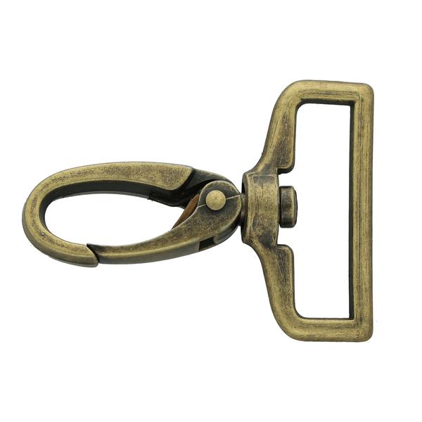 Karabinerhaken 52 mm/30Q – Alt-Messing