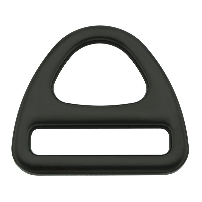 Lot De 16 Anneaux En D Triangulaires Noirs - Acier Allié - 2,5 Cm - Pour Sangles Sac, Appareil Photo, Porte-clés, Bricolage - 7