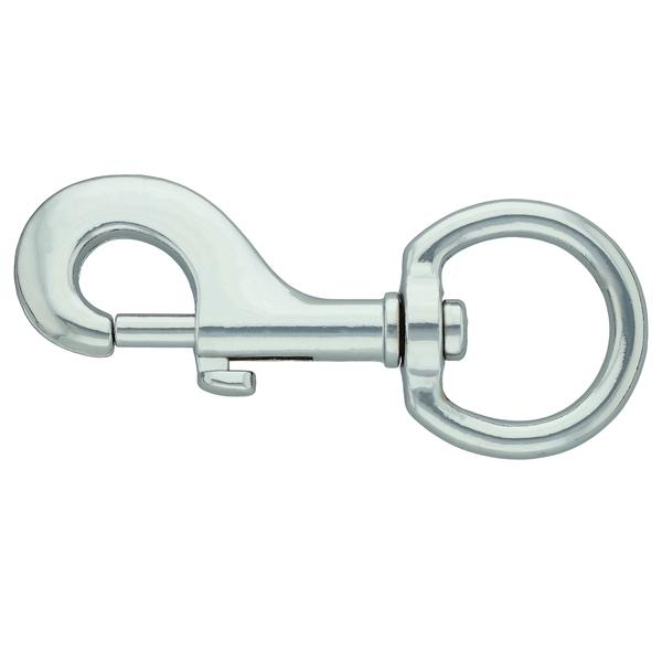 Mosquetón grande 100 mm/28 – Cromo Plateado