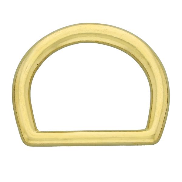 Massiv D-Ring – messing