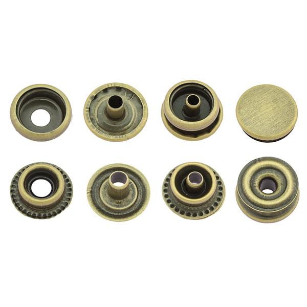 Bouton-pression renforcé – Vieux Laiton