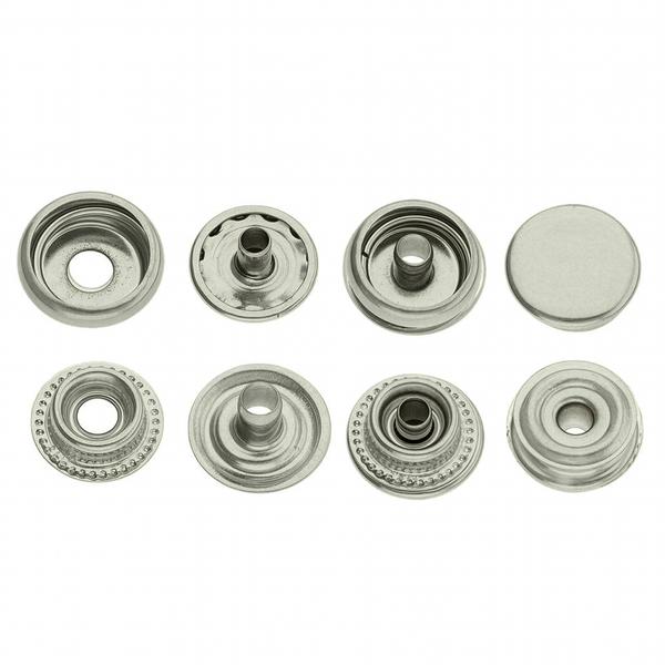 Heavy-Duty Snap Fastener – Stainless Steel/Brass