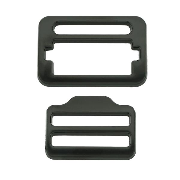 Heavy Slip-thru Buckle – Black