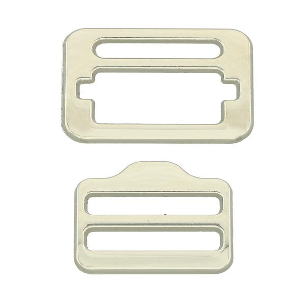 Heavy Slip-thru Buckle – Nickel Plated