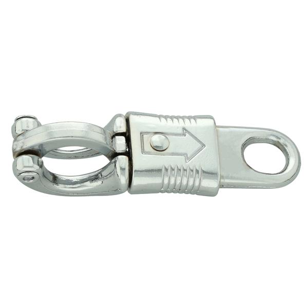 Mousqueton anti-panique 100 mm/12 – chromé