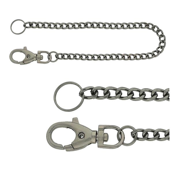 Cadena para llaves – Níquel Negro