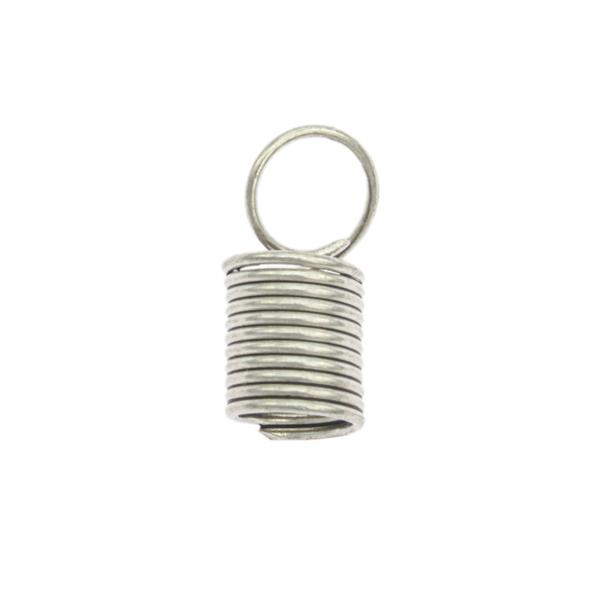 Leather cord end cap