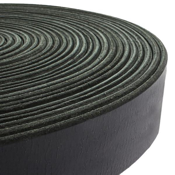 Lederriemen für Gürtel 40 mm, Schwarz
