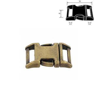 Kovový trojzubec Plus – staromosaz: 16 mm