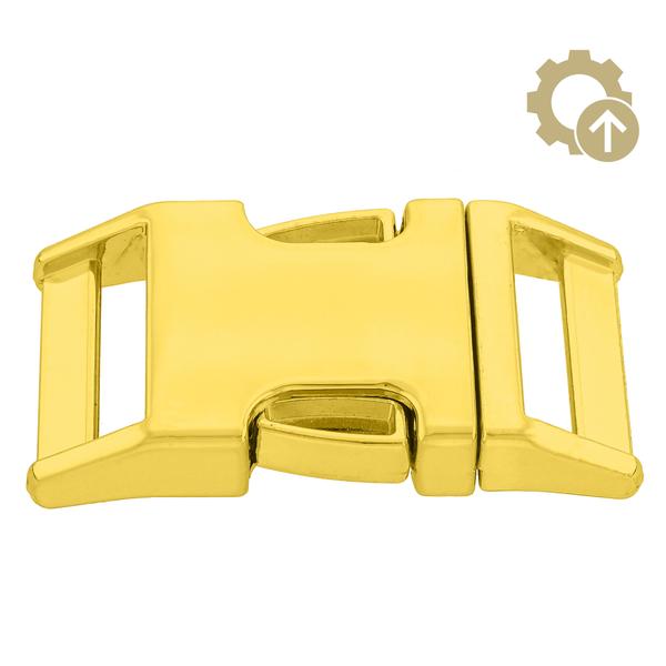 Boucle clips métallique Plus – Doré