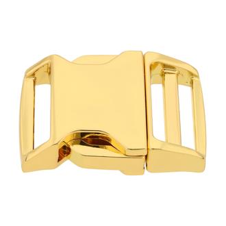 Metal Side Release Buckle Euro – Gold Tone