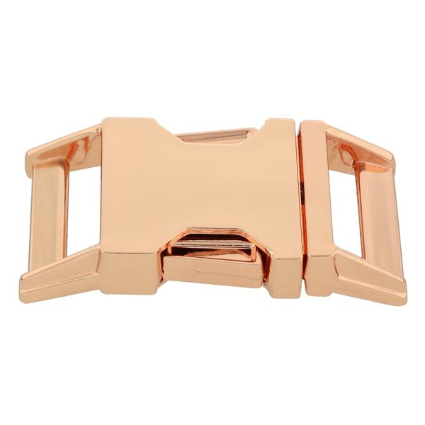 Metal Side Release Buckle – Rose Gold