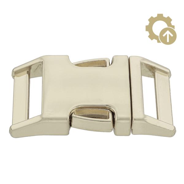 Metal Side Release Buckle Plus – Nickel Plated