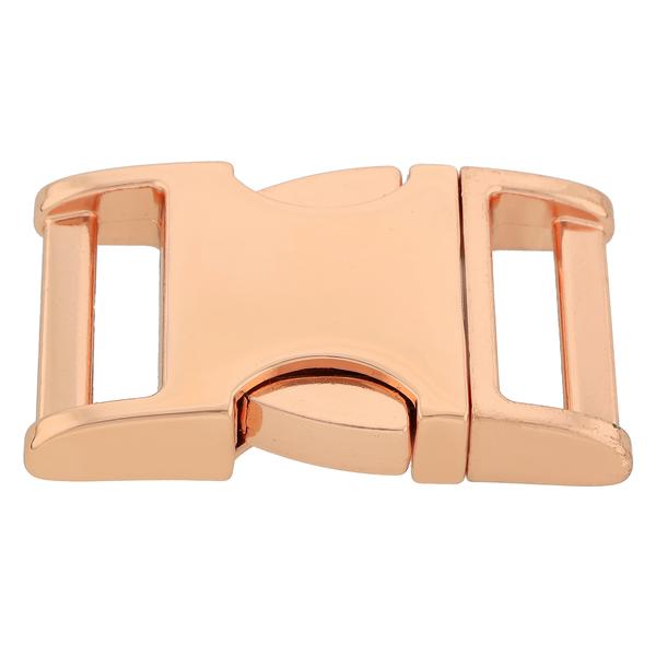 Metal Side Release Buckle – Rose Gold