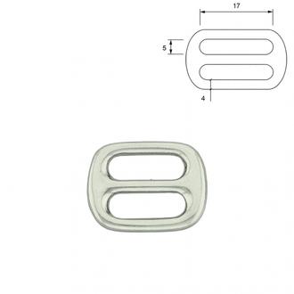 Metallschieber – Verchromtes Messing: 17 mm