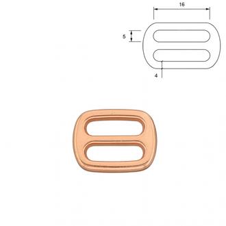 Metallschieber – Roségold: 16 mm