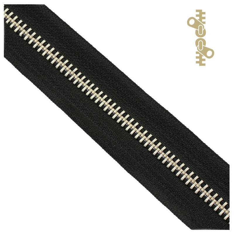 yehbyahb 24aw second skin（black） metal-ykk-zipper-two-way-