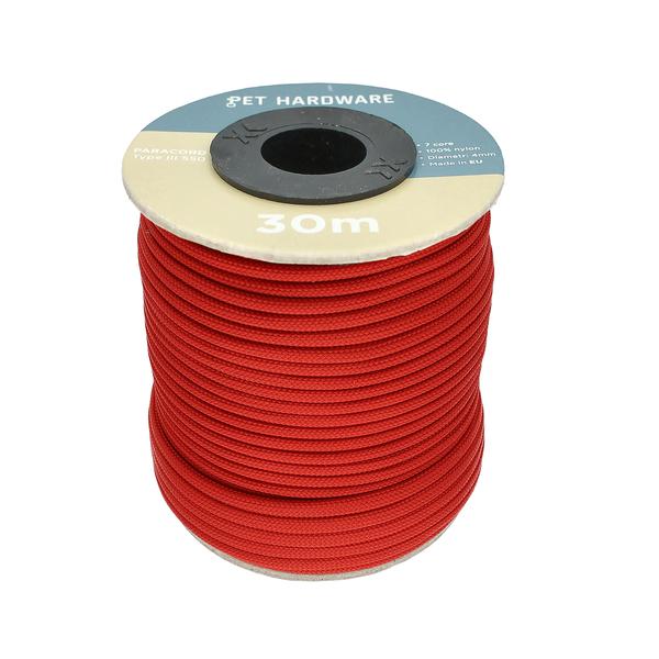 Paracord ø 4 mm – Cherry Red