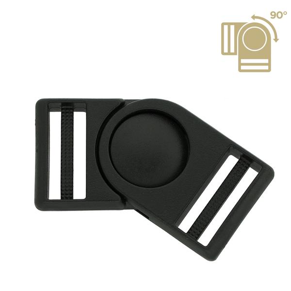 Kunststoffschnalle mit Drehmechanismus 16 mm