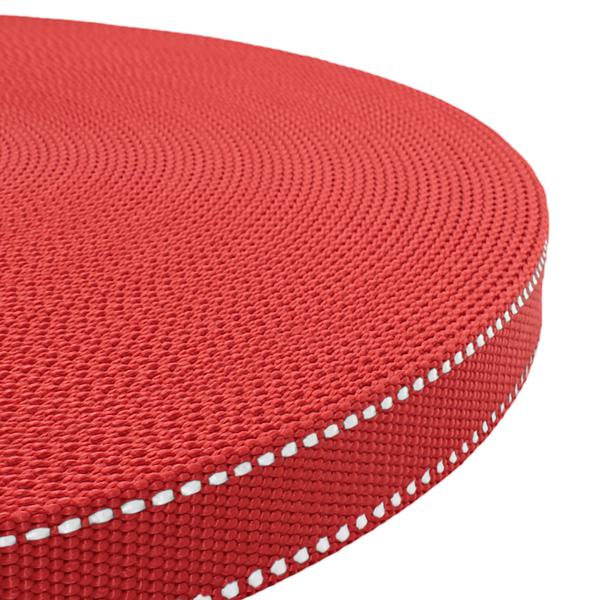 Gurtband mit Reflexstreifen – Rotes