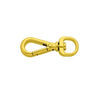 Rope snap hook for leashes 55 mm/13 – Gold Plated