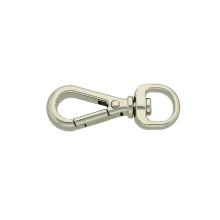 Leash Snap Hook 55 mm, Round Swivel ø 13–18 mm Pet Hardware®