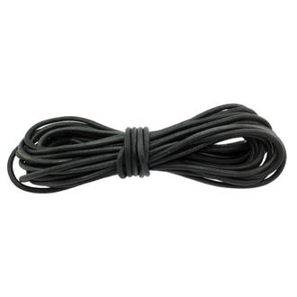 Round Leather ø 5 mm, Black