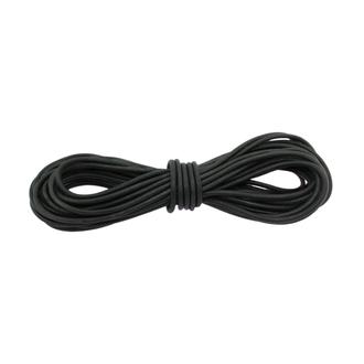 Round Leather ø 4 mm, Black