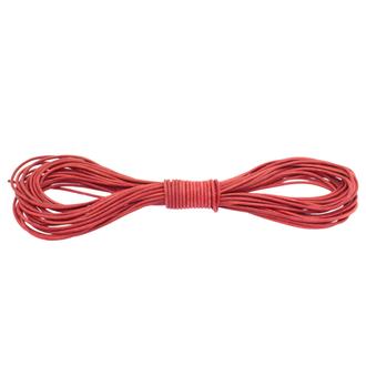 Round Leather ø 2 mm, Red
