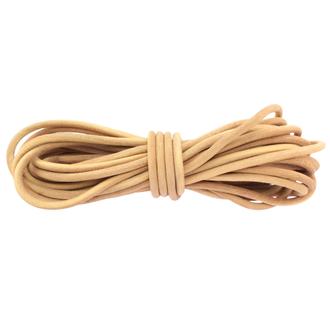 Round Leather ø 6 mm, Natural