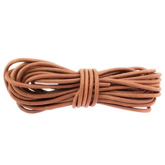 Round Leather ø 6 mm, Brown