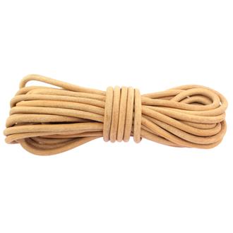 Round Leather ø 7 mm, Natural