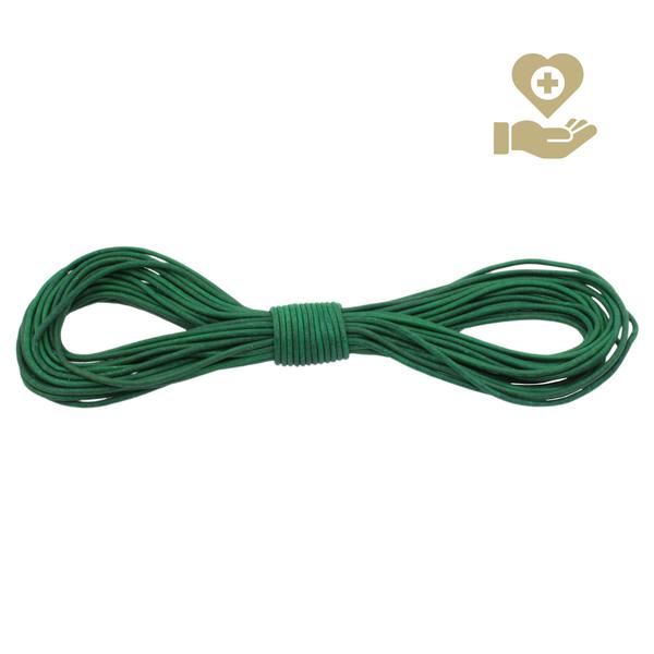 Round Leather ø 2 mm, Green