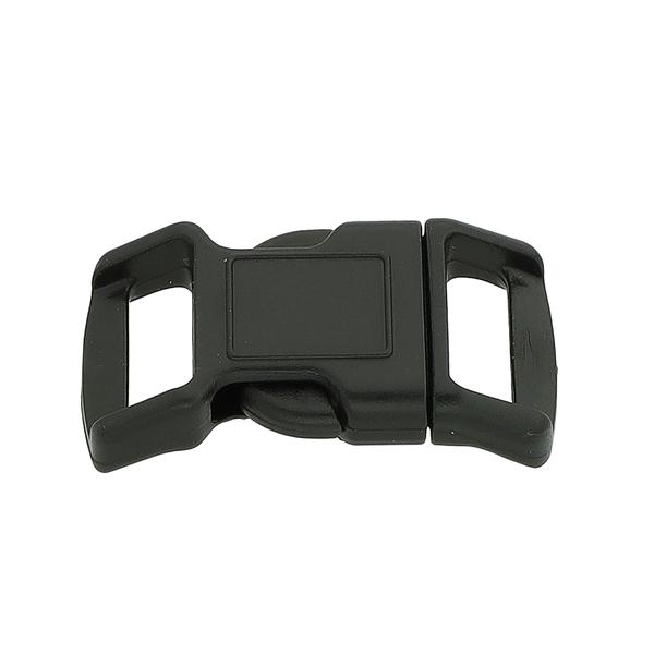 Boucle d'attache rapide en plastique 10 mm, sécurité à déclenchement