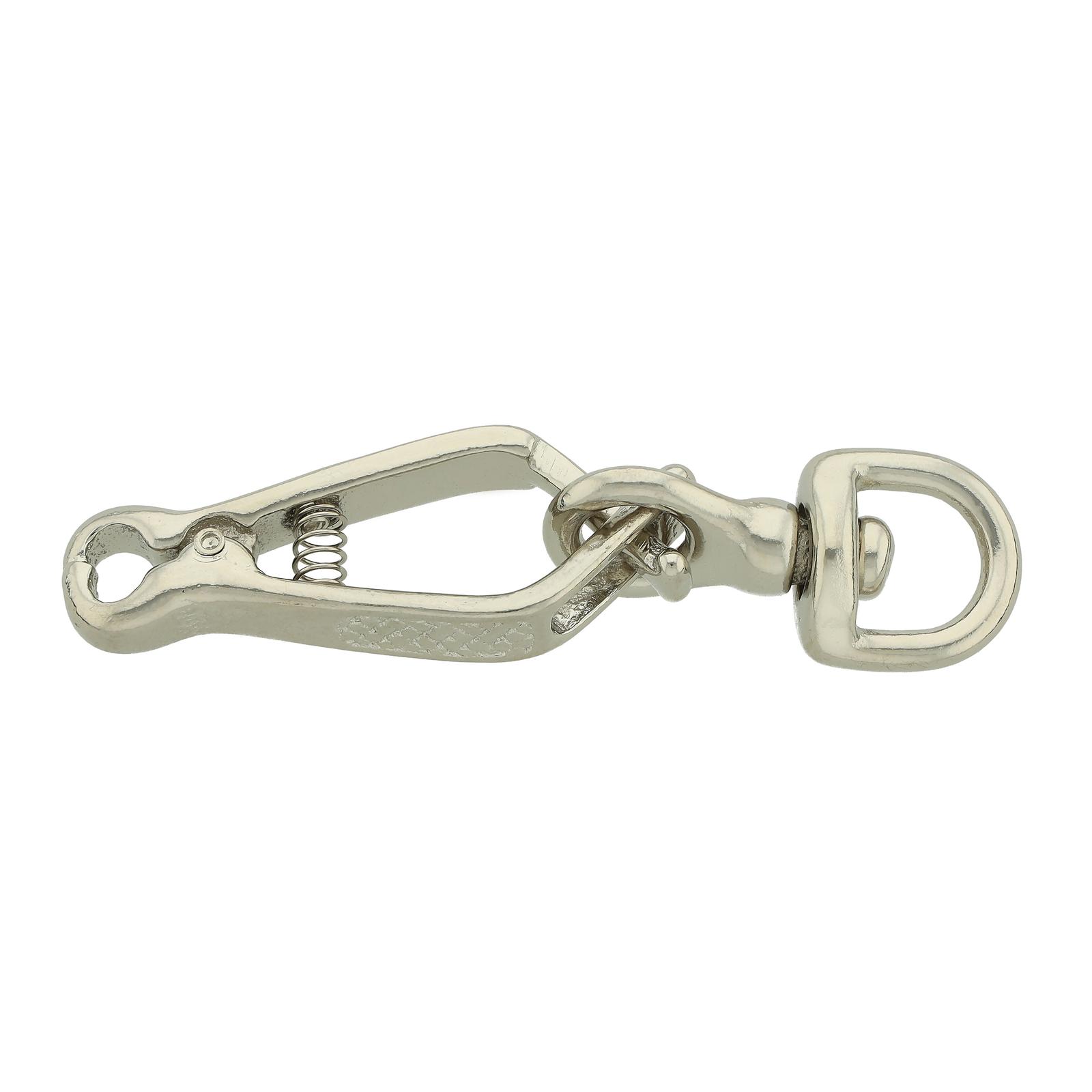 Mousqueton EDM 86057 Msq05 – Acier Argenté 82 Mm, Robuste Pour Accrocher