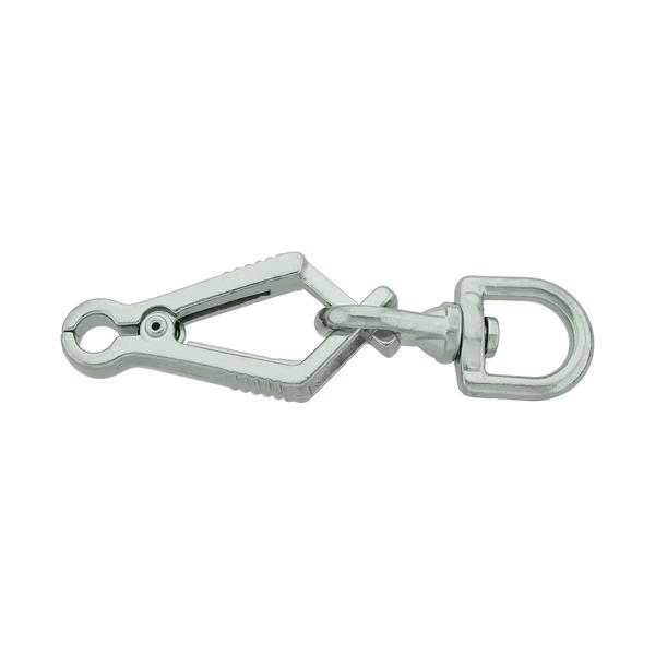 Scissor snap hook 62 mm/8 – Chrome Plated