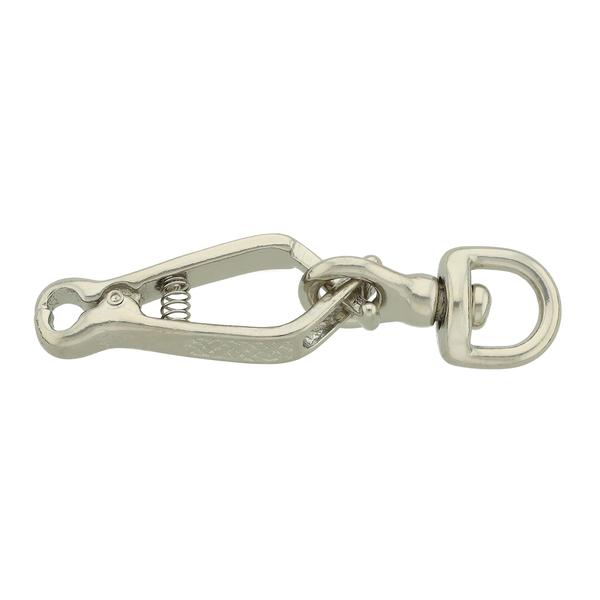 Zangenkarabiner 86 mm/11 – Vernickelt