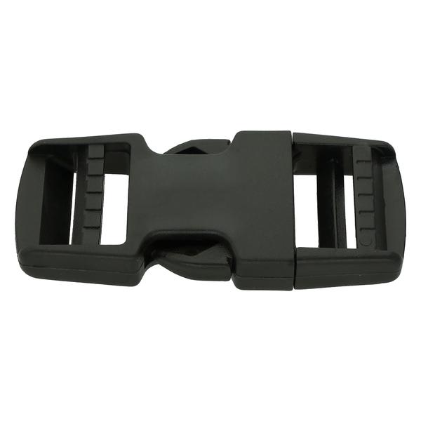 Boucle d'attache rapide en plastique 20 mm, droite