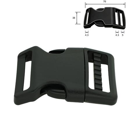 Plastic Side Release Buckle 38–50 mm, Frost-proof | Pet Hardware®
