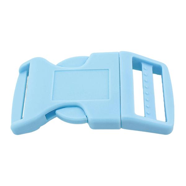Kunststoff-Steckschnalle 10 mm, Blau